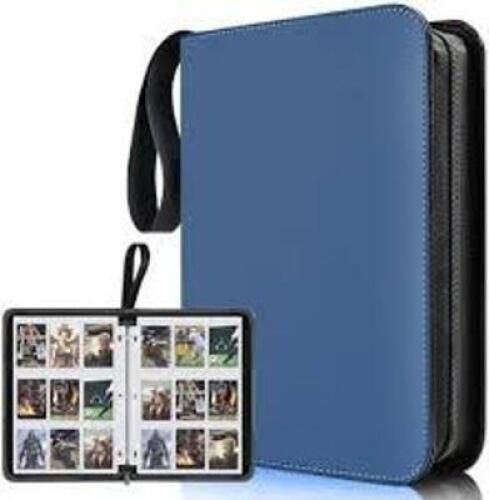 DESCRIPTION: (2) TRADING CARD ALBUMS INFORMATION: BLUE, ZIPPER BOUND RETAIL$: $14.25 EA QTY: 2