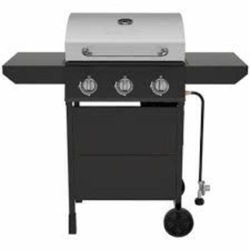 DESCRIPTION: (1) GAS AND CHARCOAL GRILL BRAND/MODEL: NEXGRILL INFORMATION: BLACK SIZE: 3 BURNER RETAIL$: $699.00 EA QTY: 1