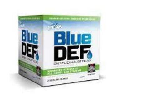 DESCRIPTION: (1) DIESEL EXHAUST FLUID BRAND/MODEL: BLUEDEF #DEF002 RETAIL$: $25.00 EA SIZE: 2.5 GALLON QTY: 1