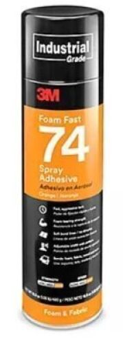 DESCRIPTION: (2) SPRAY ADHESIVE BRAND/MODEL: 3M FOAM FAST 74 SIZE: 16.9 OZ RETAIL$: $29.39 EA QTY: 2