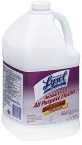 DESCRIPTION: (2) ANTIBACTERIAL ALL PURPOSE CLEANER BRAND/MODEL: LYSOL #036241743925 RETAIL$: $18.25 EA SIZE: 1 GALLON QTY: 2