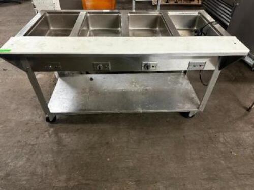 DESCRIPTION PIPER PRODUCTS FOUR WELL HOT TABLE. BRAND / MODEL: PIPER PRODUCTS DDB-4-HF ADDITIONAL INFORMATION 208 VOLT, 1 PHASE LOCATION BAY 6 QTY 1