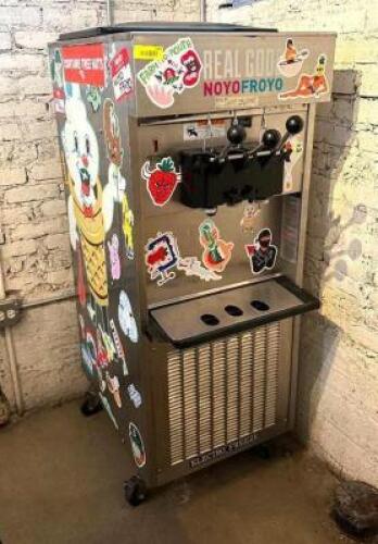 DESCRIPTION ELECTRO FREEZE SL500 SOFT SERVE ICE CREAM MACHINE BRAND / MODEL: ELECTRO FREEZE SL500-232 ADDITIONAL INFORMATION 230 VOLT, 3 PHASE , RETAI
