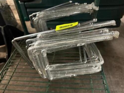 DESCRIPTION (10) CHROME PIZZA PAN STANDS. ADDITIONAL INFORMATION NEW THIS LOT IS: SOLD BY THE PIECE LOCATION BAY 6 QTY 10