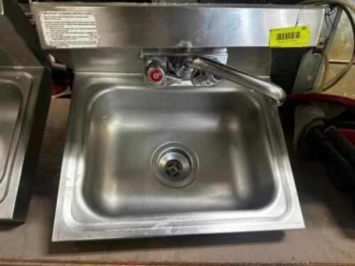 DESCRIPTION WALL MOUNTED STAINLESS HAND SINK ADDITIONAL INFORMATION BENT, MAY BE FIXABLE. LOCATION BAY 6 QTY 1