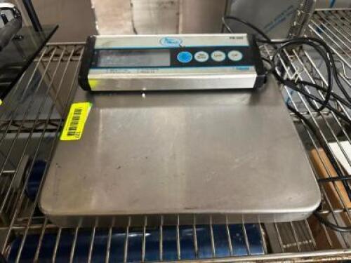 DESCRIPTION ACCUWEIGH PB-200 200 LB. DIGITAL PORTION SCALE BRAND / MODEL: ACCUWEIGH PB-200 LOCATION BAY 6 QTY 1