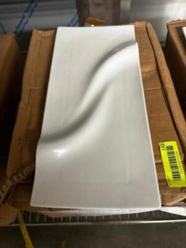 DESCRIPTION (12) 16" X 8" CHINA PLATTERS. THIS LOT IS: SOLD BY THE PIECE LOCATION BAY 6 QTY 12