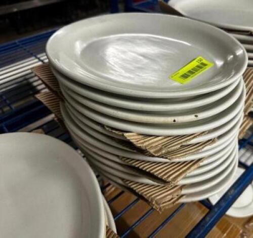 DESCRIPTION (15) 12" CHINA PLATTERS. SIZE 12" THIS LOT IS: SOLD BY THE PIECE LOCATION BAY 6 QTY 15