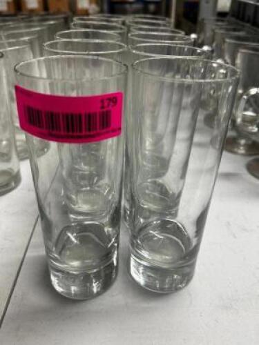 DESCRIPTION (10) TALL BAR GLASSES THIS LOT IS: SOLD BY THE PIECE LOCATION BAY 6 QTY 10