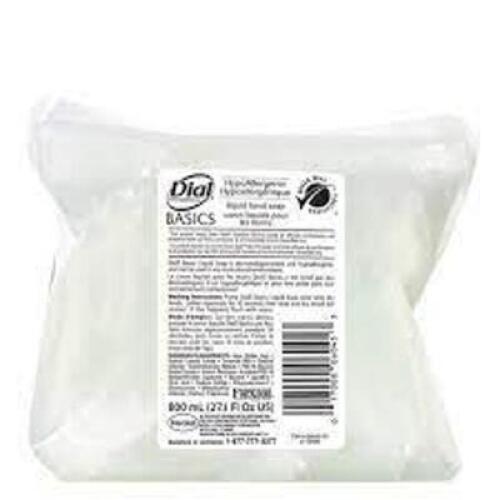 DESCRIPTION: (4) ALLERGENIC LIQUID HAND SOAP BRAND/MODEL: DIAL RETAIL$: $10.00 EA SIZE: 800 ML QTY: 4