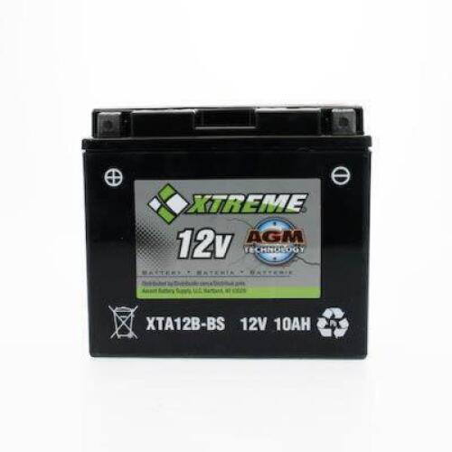 CYLA12BBSXTA Xtreme 12B-BS 12V 175CCA AGM Powersport Battery
