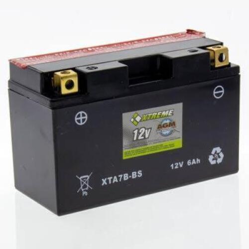 CYLA7BBSXTA Xtreme 7B-BS 12V 85CCA AGM Powersport Battery