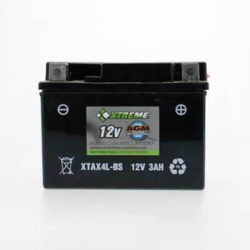 CYLAX4LBSXTA Xtreme 4L-BS 12V 50CCA AGM Powersport Battery