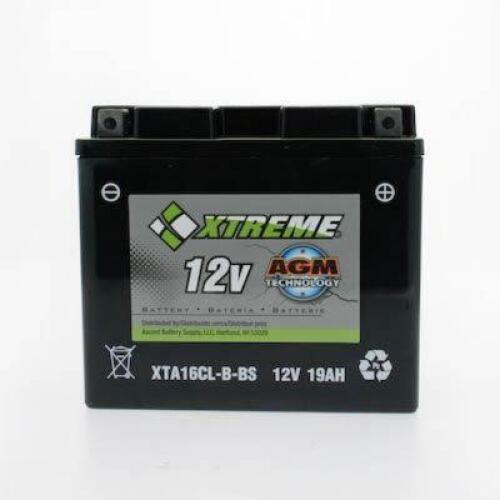 CYLA16CLBBSXTA Xtreme 16CL-B-BS 12V 230CCA AGM Powersport Battery