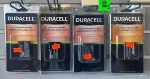 (4) - PC. LOT OF CELL/SMART PHONE REPLACEMENT BATTERIES