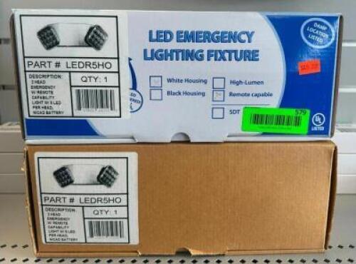 (2) LED EMERGENCY LIGHTING FIXTURES