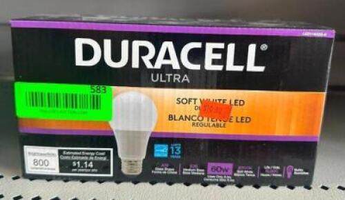 8CT BOX OF ULTRA LED SOFT WHITE DIMMABLE LIGHT BULBS