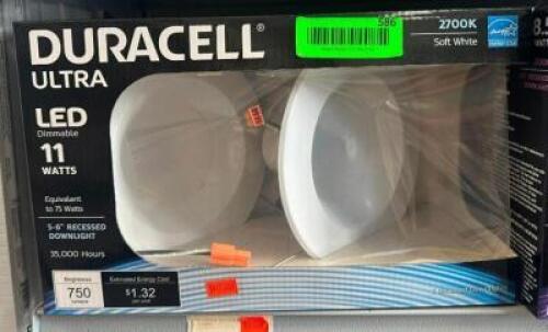 2CT PACK OF ULTRA LED RETROFIT RECESSED CAN LIGHTS