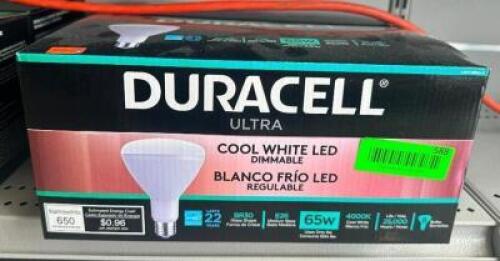 (2) 8CT BOXES OF ULTRA COOL WHITE LED DIMMABLE LIGHT BULBS