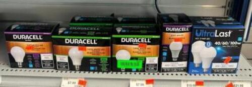 (7) ASSORTED PACKS OF LED LIGHT BULBS