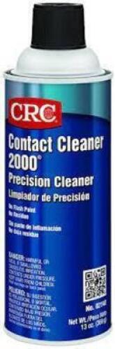 DESCRIPTION: (6) CONTACT CLEANER BRAND/MODEL: CRC #12W317 RETAIL$: $34.88 EA SIZE: 13 OZ QTY: 6