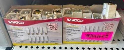 (15) SPECIALTY INCANDESCENT LIGHT BULBS