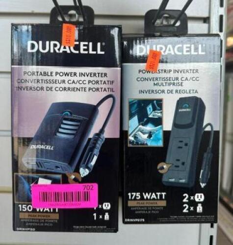 (2) PORTABLE POWER INVERTERS