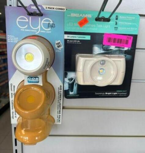 (2) PACKS OF LED LIGHTS