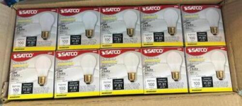 (60) 2CT BOXES OF HOUSEHOLD INCANDESCENT LIGHTBULBS