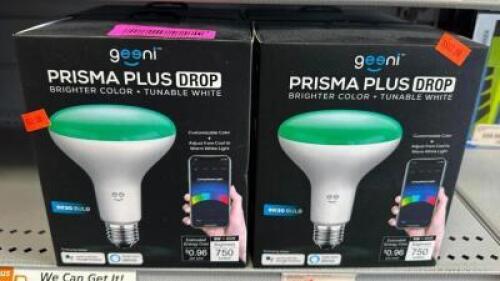 (4) PRISMA PLUS DROP SMART WIFI LED LIGHT BULBS