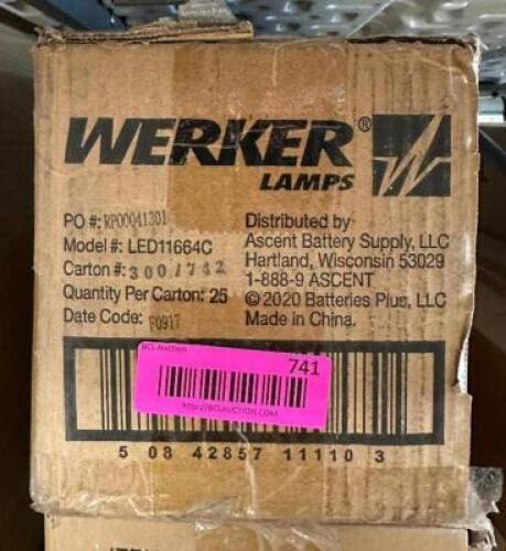 25CT BOX OF 14W T8 COOL WHITE ENERGY EFFICIENT BALLAST BYPASS LED TUBE LIGHTS