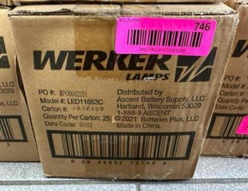 25CT BOX OF 14W T8 DAYLIGHT ENERGY EFFICIENT LED TUBE LIGHT BULBS