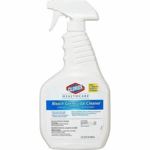 DESCRIPTION: (6) BLEACH GERMICIDAL CLEANER BRAND/MODEL: CLOROX HEALTHCARE #6VDE6 RETAIL$: $11.66 EA SIZE: 32 OZ QTY: 6