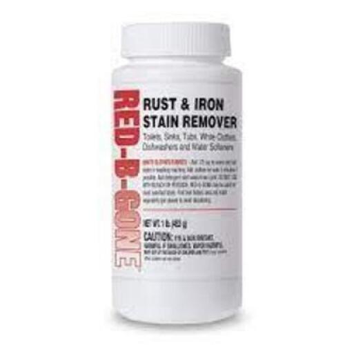DESCRIPTION: (6) RUST AND IRON STAIN REMOVER BRAND/MODEL: PRO PRODUCTS #RGB-0900 RETAIL$: $12.69 EA SIZE: 1 LB QTY: 6
