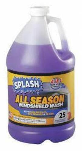 DESCRIPTION: (2) WINDSHIELD WASHER DE BUG DE ICER BRAND/MODEL: SPLASH #40Z938 INFORMATION: RETAILS FOR $5.90 RETAIL$: 1 GALLON SIZE: SOLD BY THE PIECE