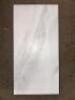 (16)- BOXES OF KOLASUS WHITE CERAMIC TILE