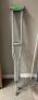 ALUMINUM ADJUSTABLE CRUTCHES