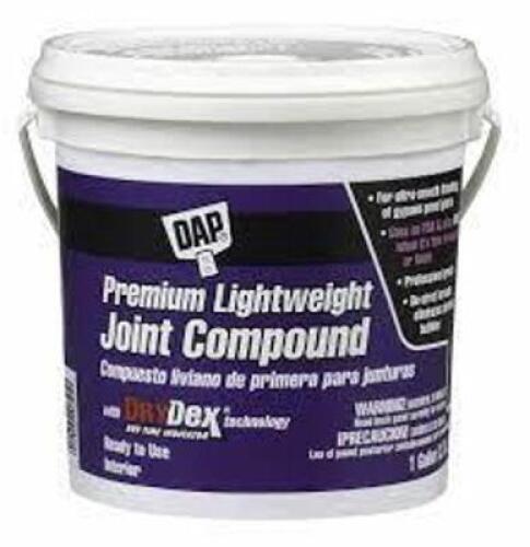 DESCRIPTION: (1) PREMIUM LIGHTWEIGHT JOINT COMPOUND BRAND/MODEL: DAP #10L498 RETAIL$: $18.33 EA SIZE: 1 GAL QTY: 1