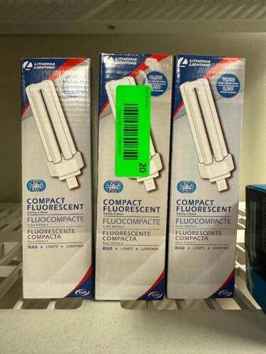 (3)- COMPACT FLUORESCENT LIGHT BULBS