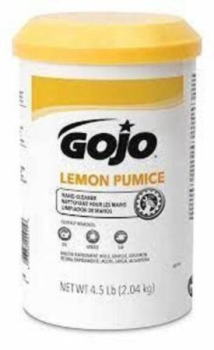 DESCRIPTION: (2) LIQUID HAND CLEANER BRAND/MODEL: GOJO #45RF98 INFORMATION: LEMON RETAIL$: $24.55 EA SIZE: 4.5 LB QTY: 2