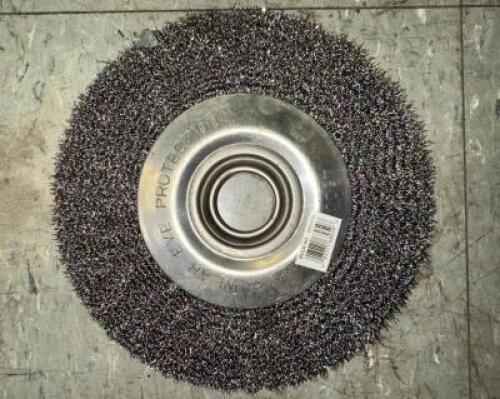 (3)- 8" WIRE WHEELS