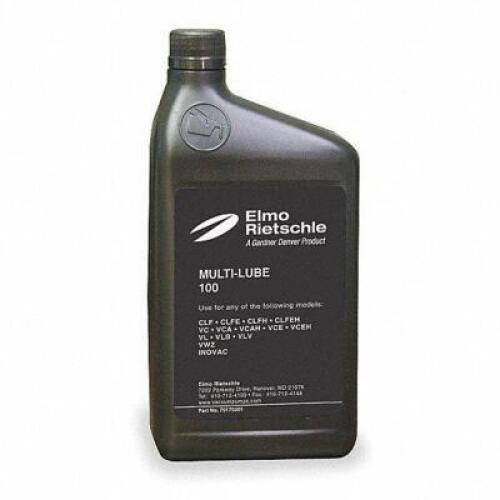 DESCRIPTION: (4) VACUUM PUMP OIL BRAND/MODEL: ELMO RIETSCHLE #1ARZ3 RETAIL$: $13.55 EA SIZE: 1 QT QTY: 4