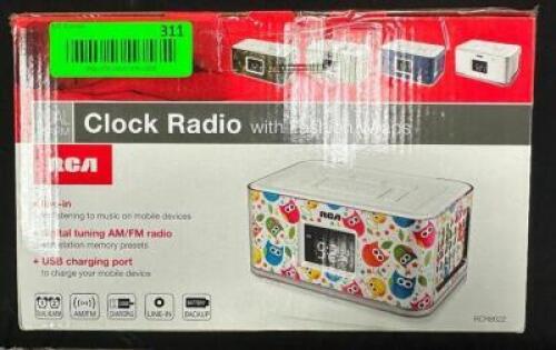 RCA DUAL ALARM CLOCK RADIO