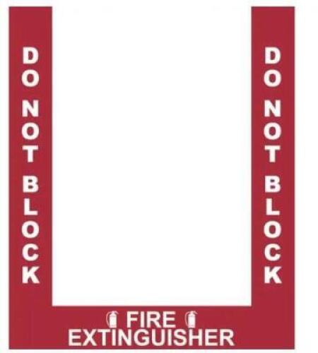 (4)- FIRE EXTINGUISHER BORDERS