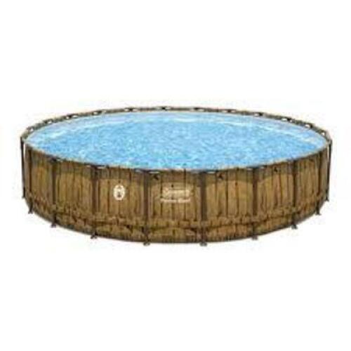 DESCRIPTION: (1) ABOVE GROUND POOL KITBRAND/MODEL: COLEMANINFORMATION: POWER STEEL, INCLUDES FILTER, LADDER, COVER, PUMPSIZE: 52" X 22'RETAIL$: $698.00 EAQTY: 1