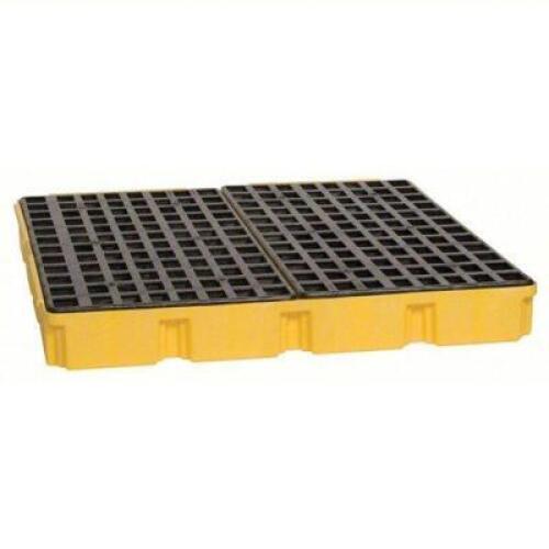 DESCRIPTION: (1) DRUM SPILL CONTAINMENT PLATFORMBRAND/MODEL: EAGLE #35U068INFORMATION: YELLOW, WITH BLACK DRAINSIZE: 60 GAL CAPACITY,&nbsp;51-1/2 in L x 51-1/2 in W x 6-1/2 in HRETAIL$: $526.33 EAQTY: 1