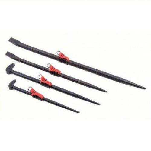 DESCRIPTION: (1) SET OF (4) PRY BAR SET BRAND/MODEL: PROTO #40JD19 INFORMATION: CHISEDL END SIZE: 12", 16", 18", 24" RETAIL$: $208.96 TOTAL QTY: 1
