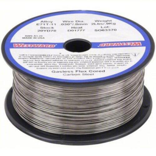 DESCRIPTION: (2) FLUX-CORED WELDING WIREBRAND/MODEL: WESTWARD #20YD78INFORMATION: CARBON STEELSIZE: 0.03", 2 LBRETAIL$: $20.11 EAQTY: 2