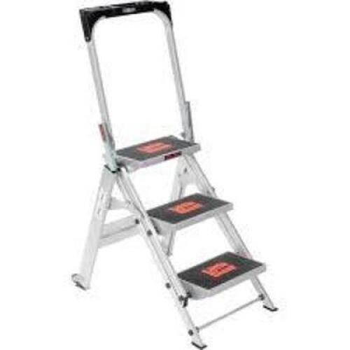 DESCRIPTION: (1) FOLDING STEP LADDER BRAND/MODEL: LITTLE GIANT #10310BA INFORMATION: THREE STEP RETAIL$: $215.00 EA QTY: 1