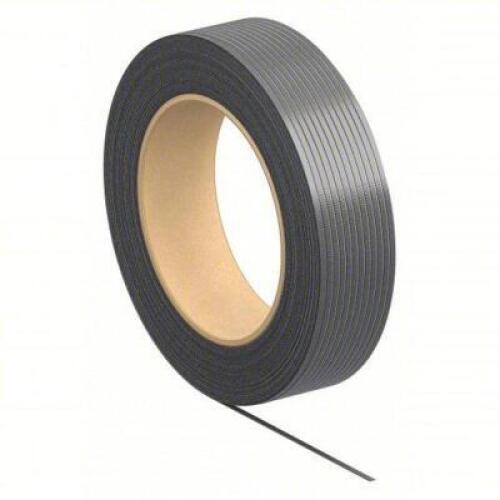 DESCRIPTION: (1) PLASTIC STRAPPINGBRAND/MODEL: PRODUCT NUMBER #8DXA8INFORMATION: BLACK, 600 LB BREAK STRENGTHSIZE:&nbsp;1/2" X 6600 FT LONGRETAIL$: $99.26 EAQTY: 1
